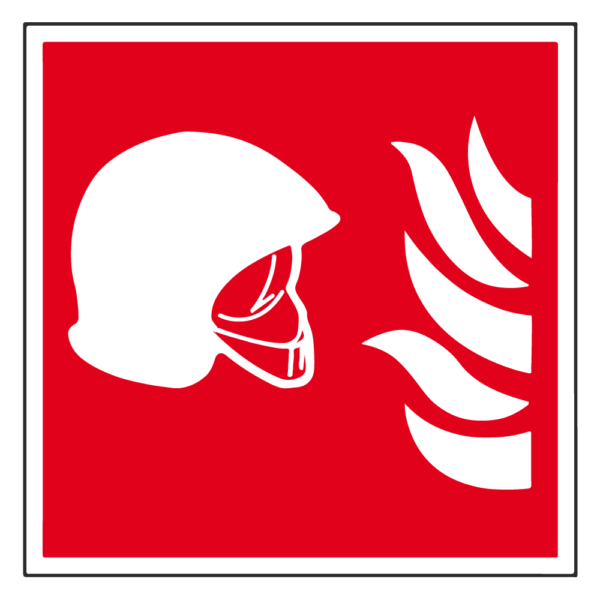 Brandbestrijdingsmiddelen sticker, ISO 7010, F004B - Afbeelding 1