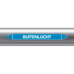 Leidingmarkering Buitenlucht sticker - Afbeelding 2