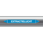 Leidingmarkering Extractie lucht sticker - Afbeelding 2