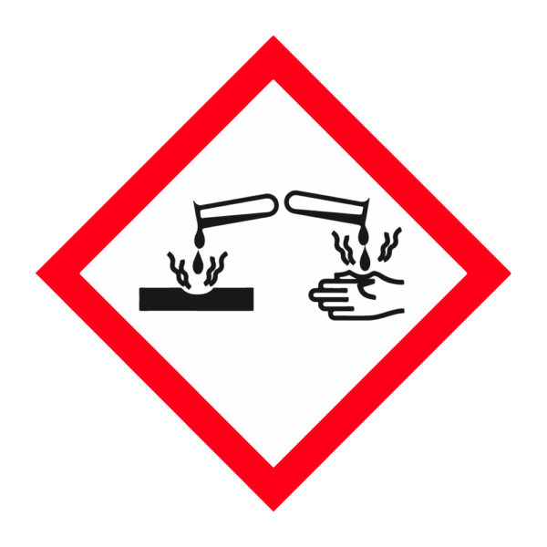 GHS05 Bijtende Stoffen sticker - Afbeelding 1