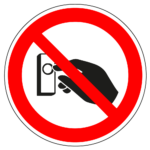 Niet aanbellen sticker