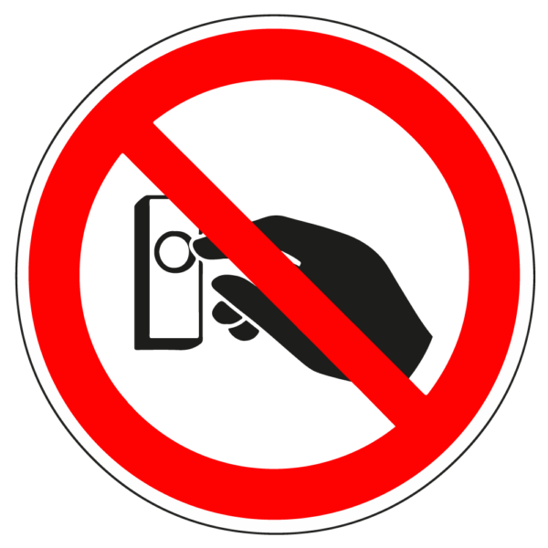 Niet aanbellen sticker - Afbeelding 1