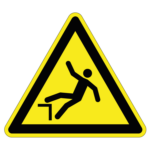 Valgevaar sticker, ISO 7010, W008