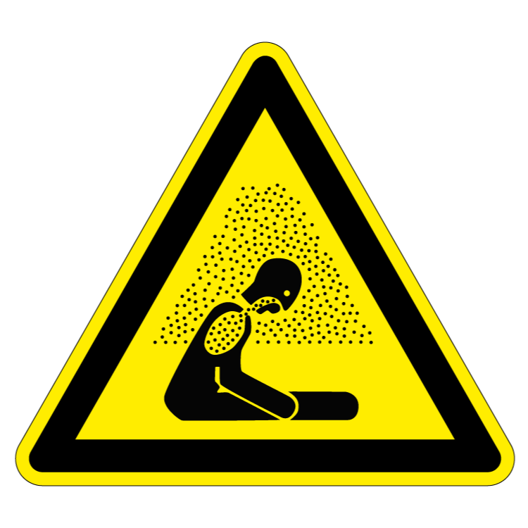 w041.png Verstikkingsgevaar sticker, ISO 7010, W041 - Afbeelding 1