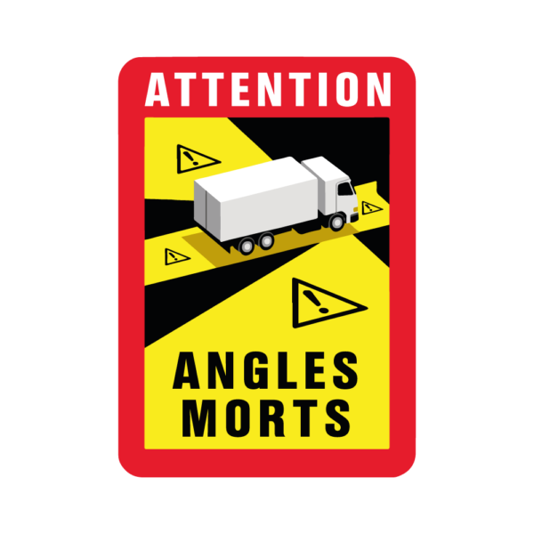 Dode hoek sticker Frankrijk - Afbeelding 1
