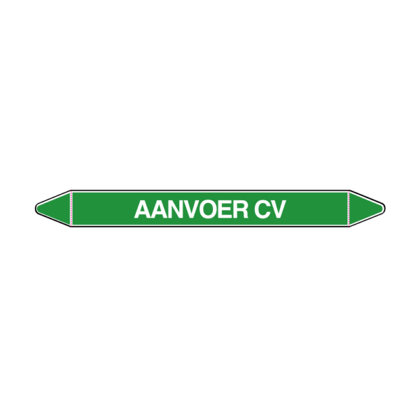 Leidingmarkering Aanvoer CV - Afbeelding 1
