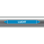 Leidingmarkering Lucht sticker - Afbeelding 2