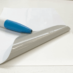 Caution face mask required sticker - Afbeelding 2